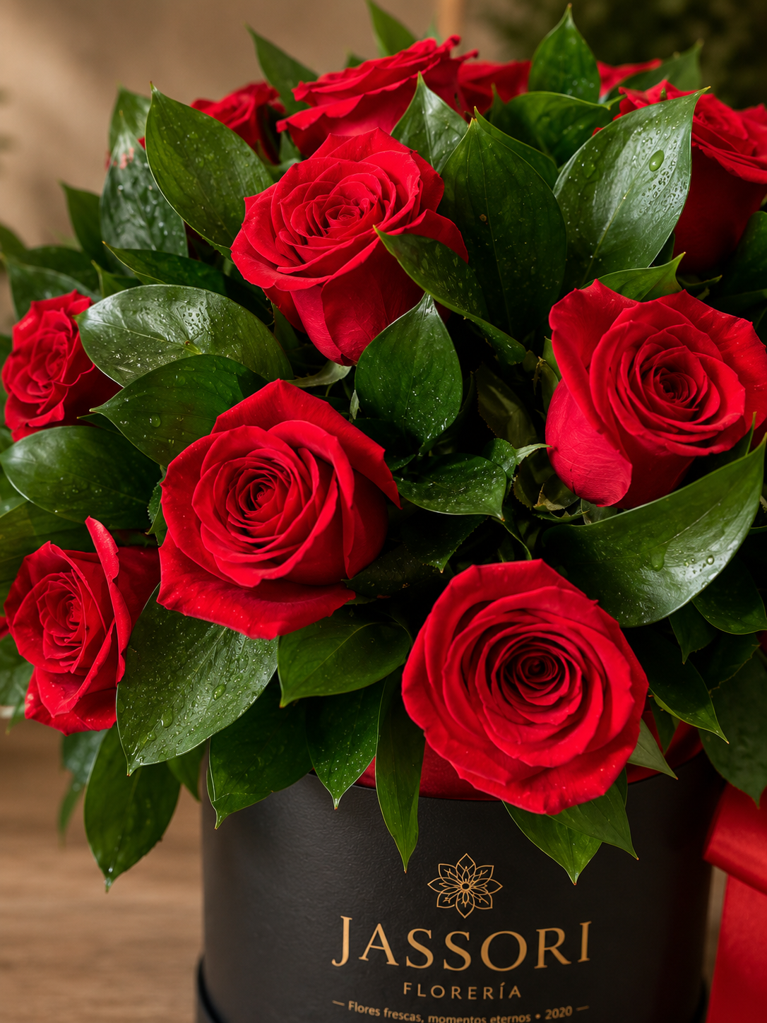 ÉLITE RUBÍ | 24 Rosas Premium