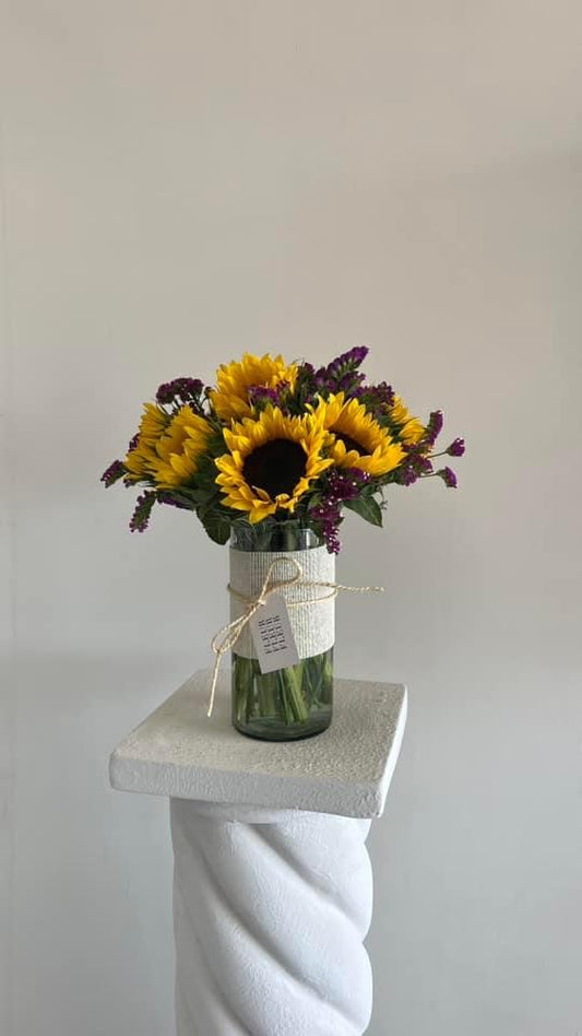 Florero de Girasoles